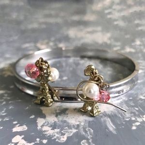 ‼️PRICE DROP‼️ Eiffel Tower Earrings & Bracelet